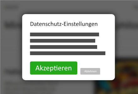 Beispiel für ein dark pattern.